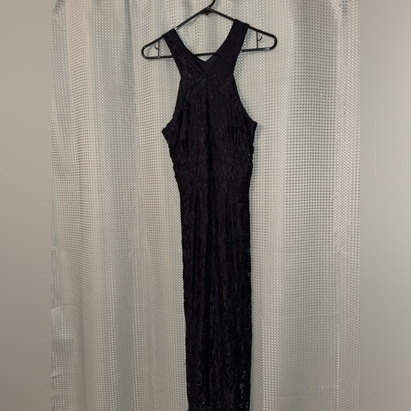 NWT Sam Edelman Criss Cross Lace Neck Sheath SZ 10 - Picture 3 of 13